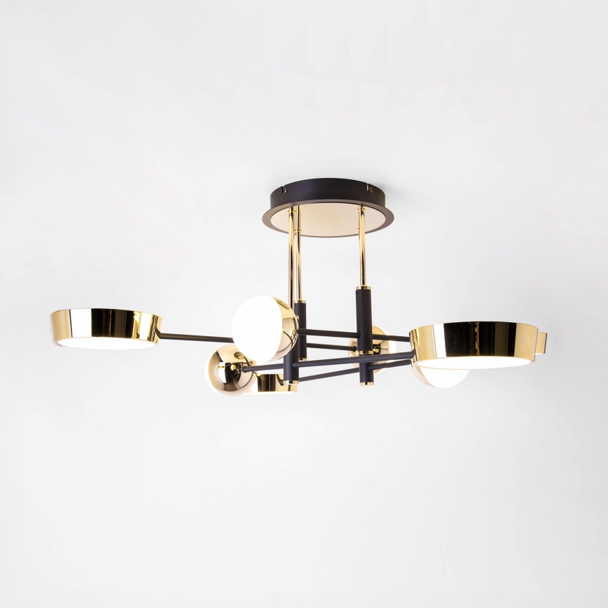 Zuma Line - LED-dimbar ytmonterad taklampa LED/60W/230V guld/svart