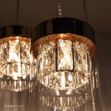 Zuma Line - Kristall Ljuskrona på ett band  3xG9/28W/230V