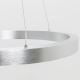 Zuma Line - LED Ljuskrona med upphängningsrem  LED/30W/230V diameter  40 cm silver