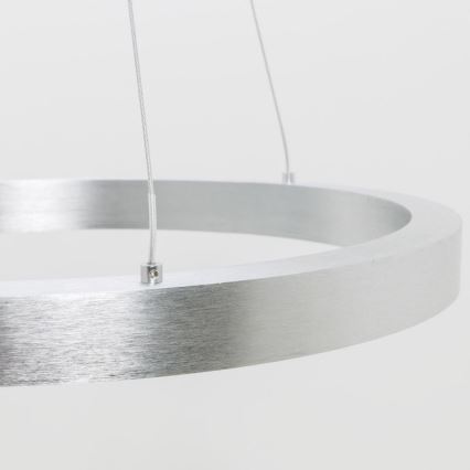 Zuma Line - LED Ljuskrona med upphängningsrem  LED/30W/230V diameter  40 cm silver