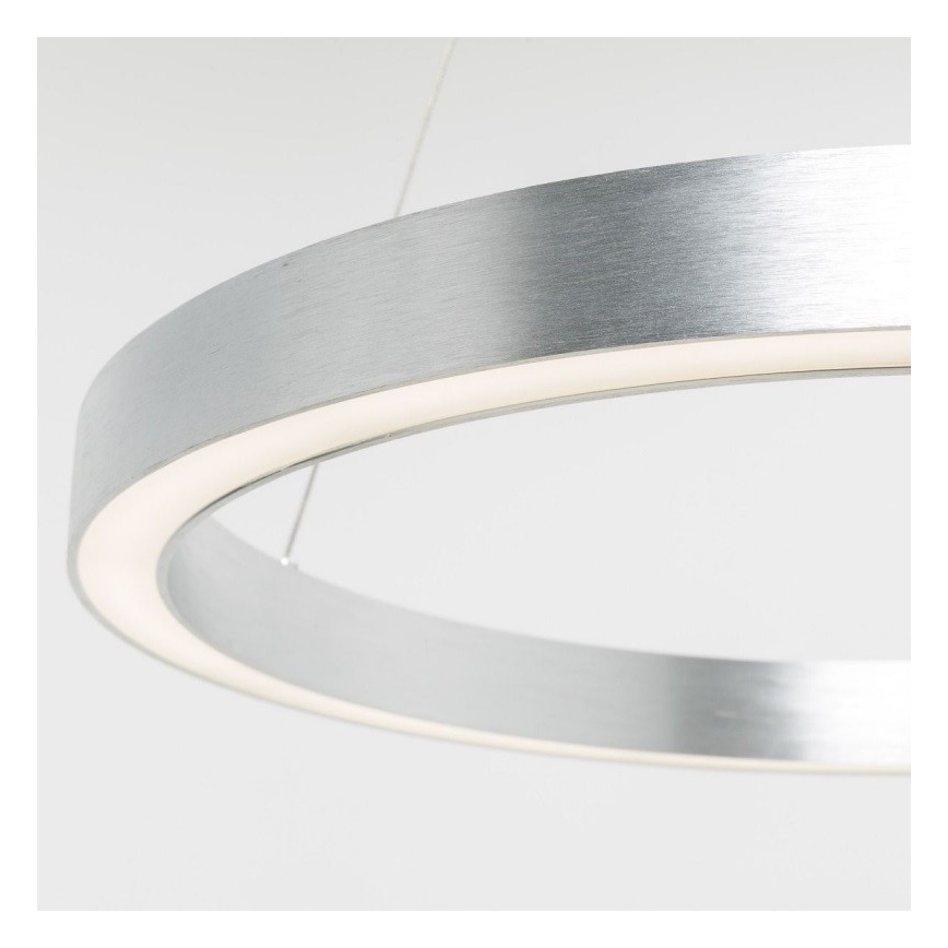 Zuma Line - LED Ljuskrona med upphängningsrem  LED/30W/230V diameter  40 cm silver