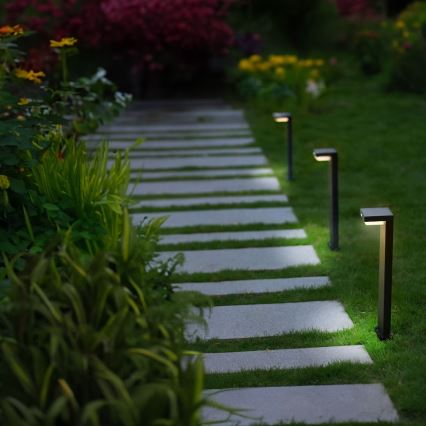 Zuma Line - LED solcellslampa med rörelse- och skymningssensor LED/4,5W/2000 mAh IP44 svart