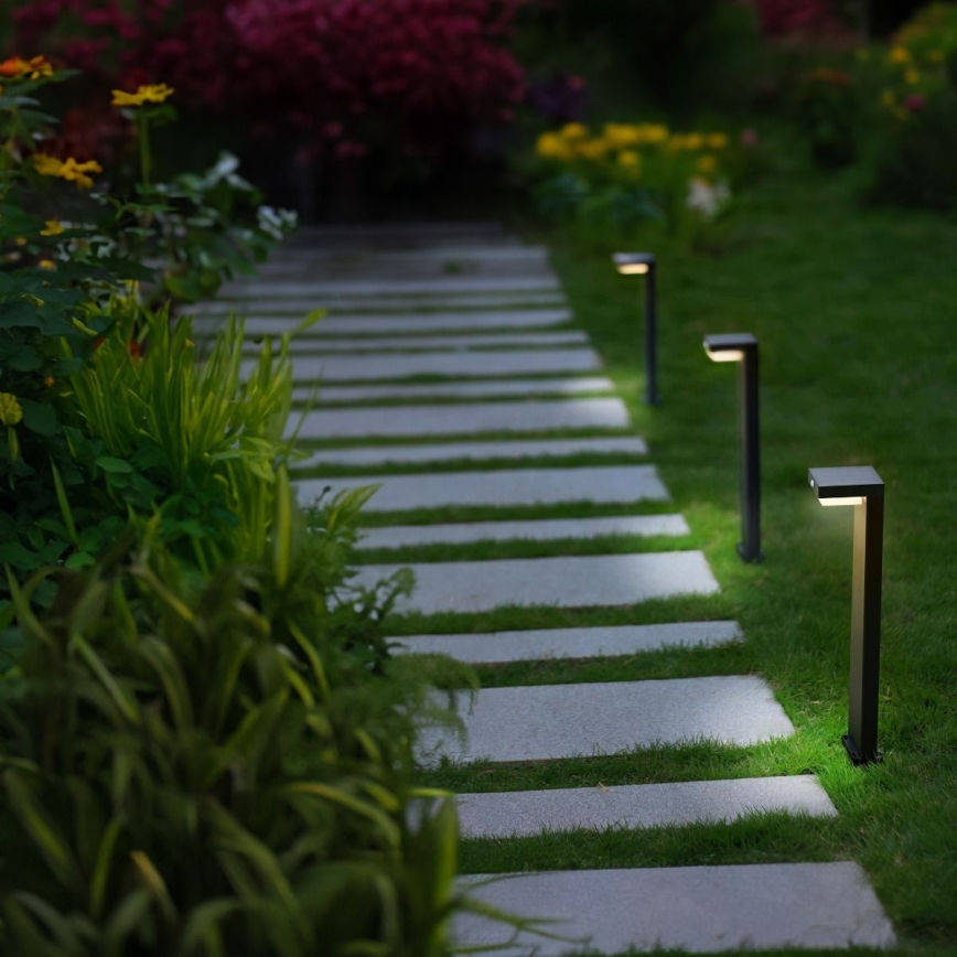 Zuma Line - LED solcellslampa med rörelse- och skymningssensor LED/4,5W/2000 mAh IP44 svart