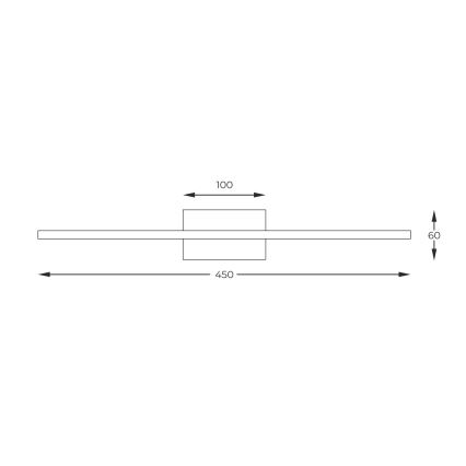 Zuma Line - LED tavelbelysning LED/10W/230V 45 cm guld