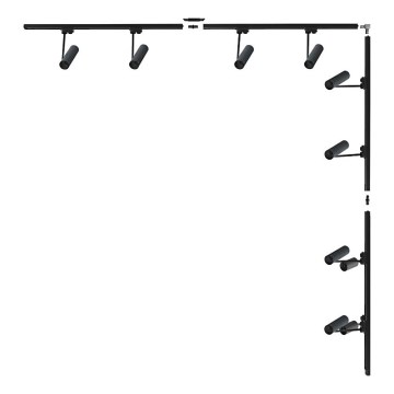 Zuma Line - Spot i skensystem 8xGU10/35W/230V svart