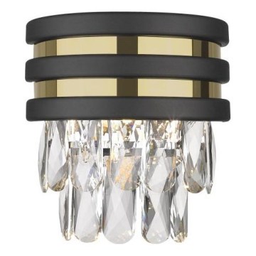 Zuma Line - Vägglampa 1xG9/42W/230V svart/guld