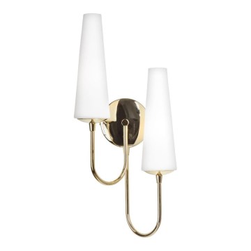 Zuma Line - Vägglampa 2xE14/40W/230V guld