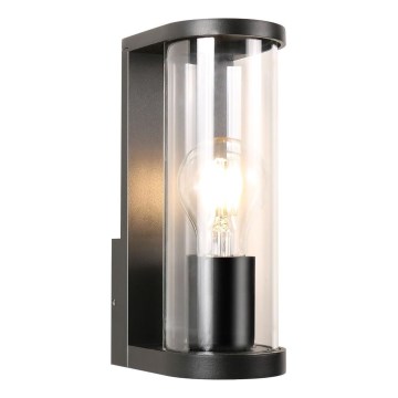 Zuma Line - Vägglampa för utomhusbruk 1xE27/60W/230V IP44 svart