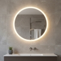 Zuma Line - Väggmonterad badrumsspegel med inbyggd LED-belysning LED/24W/230V 3000/4000/6000K Ø 60 cm IP44